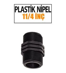 Plastik Nipel 11/4 İnç