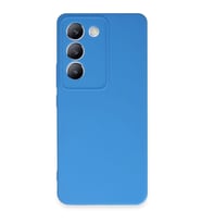 Vivo V30 Lite 4g Kılıf First Silikon - Mavi