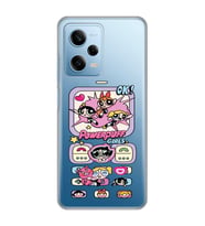 Redmi Note 12 Pro 5G Uyumlu Powerpuff Girls Tasarımlı Şeffaf Telefon Kılıfı