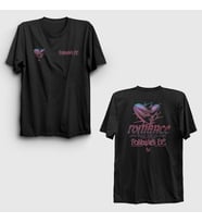 Presmono Unisex Siyah Romance Fontaines Dc Sırt Baskılı T-Shirt 539840tt
