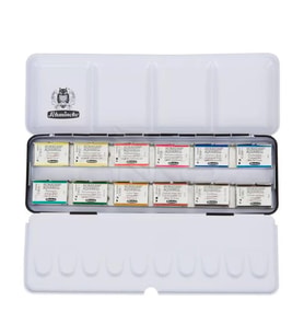 Schmincke Horadam Aquarell Sulu Boya Seti 12 Renk 1/1 Tablet Kod:74 312