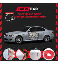 Bmw E60 Oto Araç Kapı Koruma Fitili 5metre Parlak Kırmızı Renk