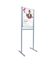 Infoboard B2 (50x70cm) Çift Taraflı Ayaklı Poster Pano