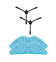 Philips 2000 Serileri HomeRun Aqua ile Uyumlu 2 Adet Yan Fırça 2 Adet Mop Fiber Paspas