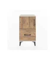 Arges Komodin 2 Raflı Tek Çekmeceli Tek Kapaklı 44x30x80 Aytaşı-Çam