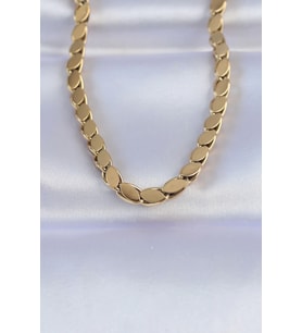 316L Çelik Gold Renk Arpa Model Kolye