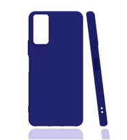 Galaxy M52 Kılıf Zore Biye Silikon Kılıf (Mavi)