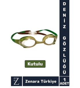 Premium Ayarlanabilir Kayış Su Geçirmez UV Koruma Silikon Plastik Anti-Fog Kutu Çocuk DENİZ GÖZLÜĞÜ