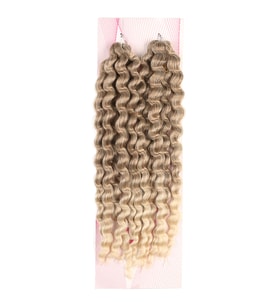 Nice Bulk Afro Su Dalgası Saç - Küllü Kumral / Platin Ombreli