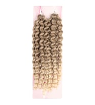 Nice Bulk Afro Su Dalgası Saç - Küllü Kumral / Platin Ombreli