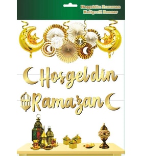 FLAMA HOŞGELDİN RAMAZAN METALİZE ALTIN SET 1 ADET