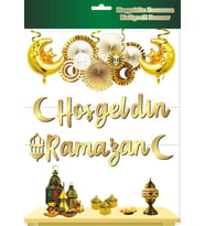 FLAMA HOŞGELDİN RAMAZAN METALİZE ALTIN SET 1 ADET