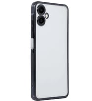 Galaxy A06 Kılıf Razer Lensli Silikon - Siyah