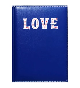 PROMOSYON DENİZİ  I LOVE YOU 4 GÖRSELLİ LACİVERT RUHSAT KABI