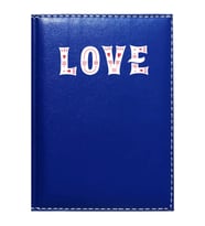 PROMOSYON DENİZİ  I LOVE YOU 4 GÖRSELLİ LACİVERT RUHSAT KABI