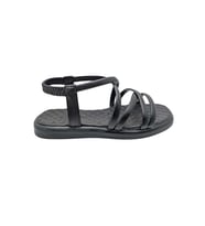 Jossely  Kadın Arkası Lastikli Düz Sandalet - SİYAH - 39