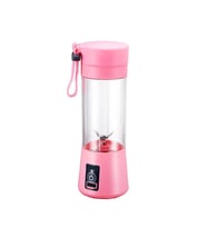 Portatif Taşınabilir Usb Şarjlı Mikser El Blender Pembe 380
