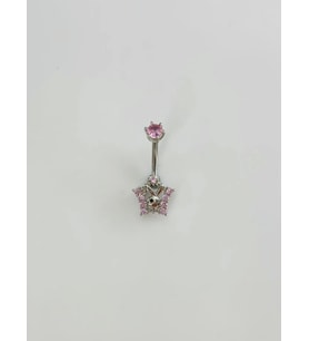 Tavşan Detaylı Göbek Piercing - Pg0171