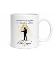 Motivasyon Konuşmacısına Başarı İlham Sahne Işığı Temalı Hediye Kupa Bardak