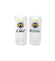 Ghostbastır Design Kişiye Özel Fenerbahçe Buzlu / Buzsuz Seçenekli Rakı Bardağı – 1 Adet Şık Sunum Bardağı 0135
