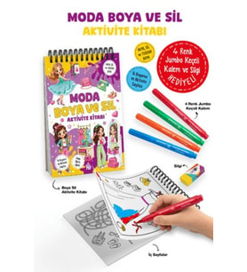 Moda - Boya ve Sil Aktivite Kitabı