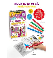 Moda - Boya ve Sil Aktivite Kitabı