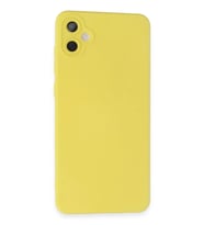 Galaxy A05 Kılıf Nano içi Kadife Silikon - Sarı