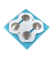 Nintendo Switch Joy-Con Metal Buton Sticker D-Pad Yapıştırma ABXY Sticker NS Yedek Parça Tamir (Beyaz)