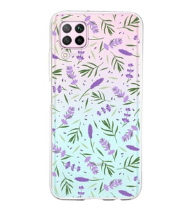 PrintiFy Huawei P40 Lite ile Uyumlu 1mm Slim Fit Water Color 3 Baskılı Şeffaf  Kılıf