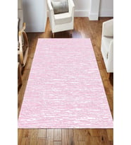 Dijital Kaymaz Taban Yıkanabilir Salon Halısı Mutfak Halısı Koridor Halısı Yolluk ND-HS-531 (Pembe)