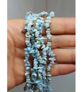 Larimar Taşı Minik/Pirinç Boy Şekilsiz Taşlar Dizi (54402)