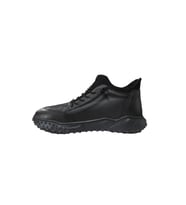 CASTLE BLACK CB-9910-1 ERKEK DERİ SPOR AYAKKABI (Siyah)
