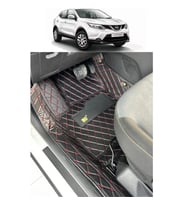Nissan Qashqai 2016-2018 Arası Araca Özel 8D  Havuzlu Paspas Takımı (Altın)