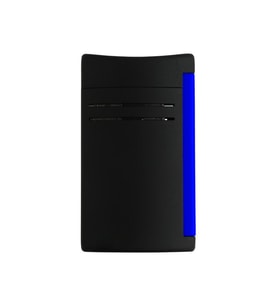 S.T. Dupont Maxijet Lacquered Neon Mavi-Siyah Puro Çakmağı 20171