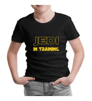 Star Wars - Jedi in Training Siyah Çocuk Tshirt