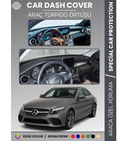 MERCEDES C-CLASS W205 (2014-2020) Torpido Örtüsü Premium Kalite Torpido Koruma Özel Kesim UV Koruma