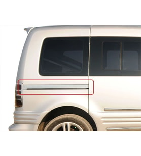 Drs Tuning Caddy Uyumlu Sürgülü Kapı Çıtası 2 Parça Krom 2003-2010