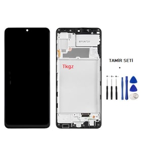 Samsung Galaxy A22 -4G - SM-A225 Uyumlu Lcd Ekran Dokunmatik Servis ÇITALI + TAMİR SETİ