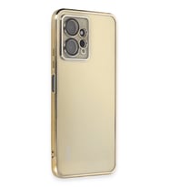 Redmi Note 12 4G Kılıf Lensli Silikon - Gold