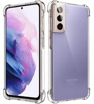 Samsung Galaxy S21 Plus Uyumlu Darbe Emici Şeffaf Silikon Kılıf