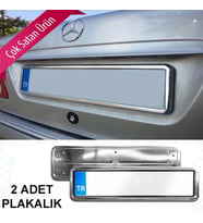 Hummer Krom Plakalık Nikel Plaka Altı Ön-Arka
