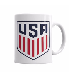 USA Soccer Team Kupa Bardak Porselen