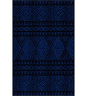 Eliana Home Baskılı, Yıkanabilir Kaymaz Taban Salon Halısı LNA0198-SD844 100x150 cm (Mavi)