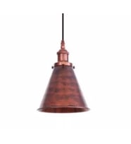 RİOLİGHT RETRO BAKIR ESKİTME TEKLİ METAL SARKIT (Siyah)
