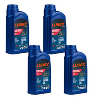 Lubex Rapidus 2T 1 Lt 2 Zamanlı Motosiklet Yağı (4 Adet)
