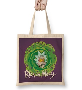 Rick And Morty 014 Bez Çanta Uzun Saplı