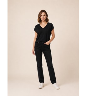 VİGOSS V YAKA KADIN T-SHIRT 13161-03132
