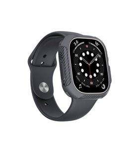 Apple Watch Ultra 49mm Uyumlu Silikon TPU Kasa Koruyucu Zore Watch Gard 31 (Gri)