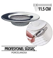 Profesyonel 11,50 cm Çap Lavabo Süzgeci