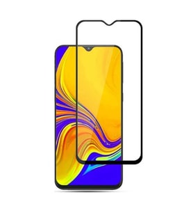 Oppo A15s Uyumlu Ön Koruma Temperli Cam Ekran Koruyucu (Siyah)